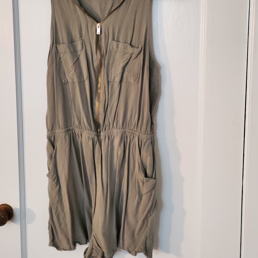 Deep Green Romper